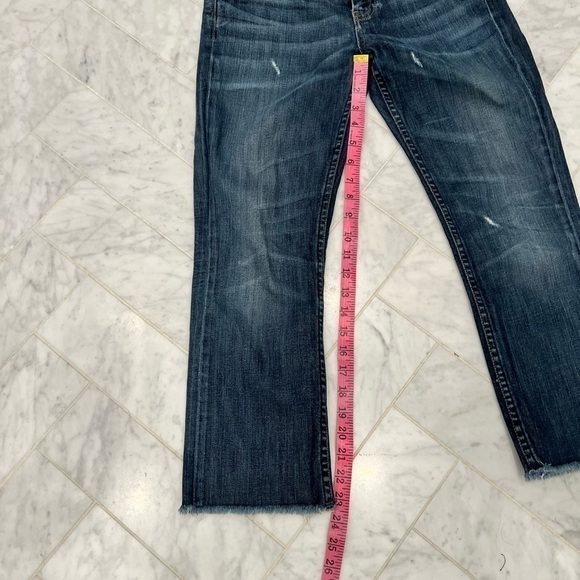 TEXTILE ELIZABETH & JAMES - Grace dark wash cropped jeans size 26 EUC !! - Picture 4 of 8